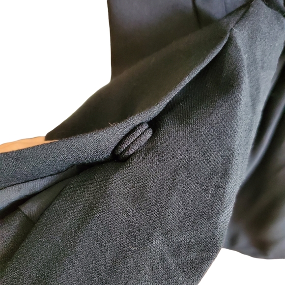 Annette Gortz Modern Hidden Butyon Belted Long Coat Jacket - Picture 7 of 8